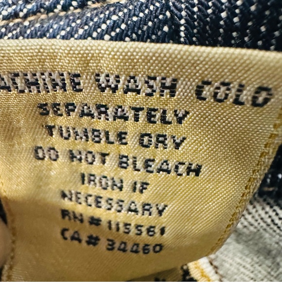 7 For All Mankind Denim Blue Knee-Length Pencil Ruffle Skirt Size 25 - Picture 9 of 9